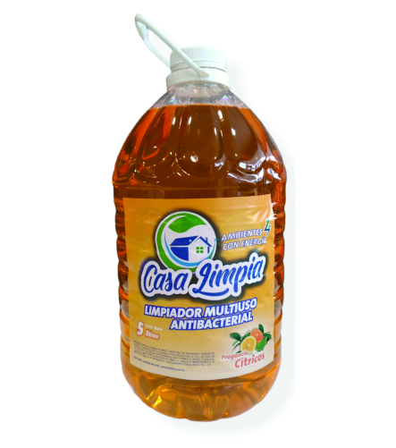 LIMPIADOR MULTIUSO ANTIBACTERIAL CITRICOS 5 L