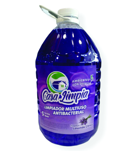 LIMPIADOR MULTIUSO ANTIBACTERIAL LAVANDA CITRICO 5 L