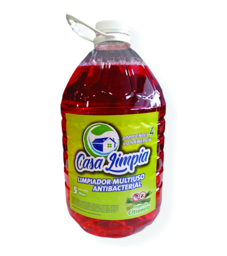 LIMPIADOR MULTIUSO ANTIBACTERIAL CITRONELLA 5 L