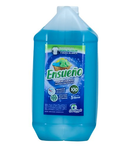 JABON LIQUIDO ESPUMA CONTROLADA ENSUEÑO 5L